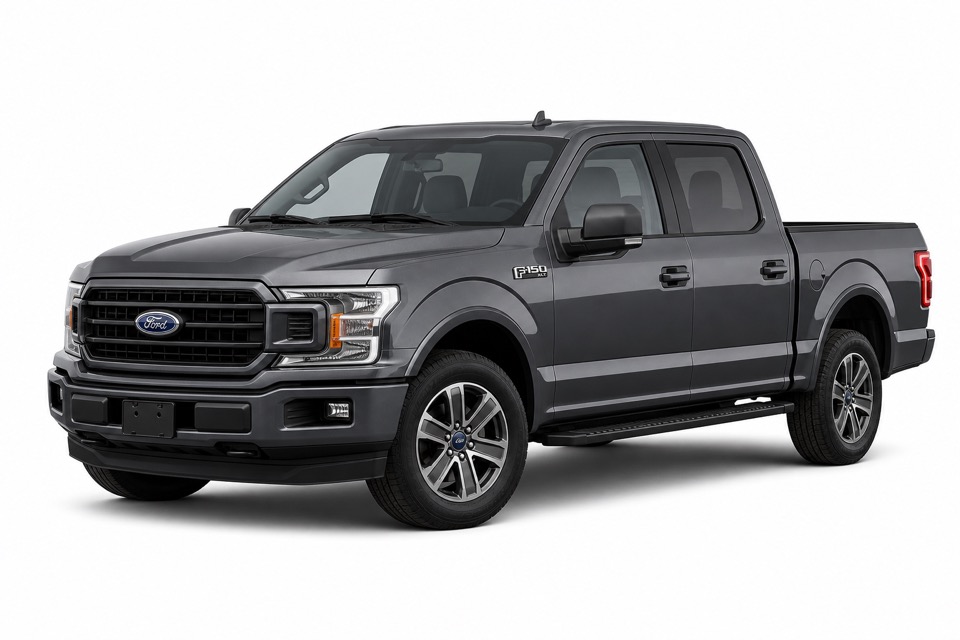 Pickup truck for towing and work use